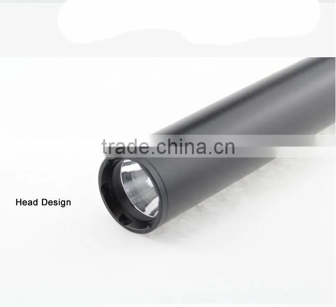 POPPAS LM-040C3 Long-shaped Baseball bat XPG police security self-denfense led rechargeable flashlight