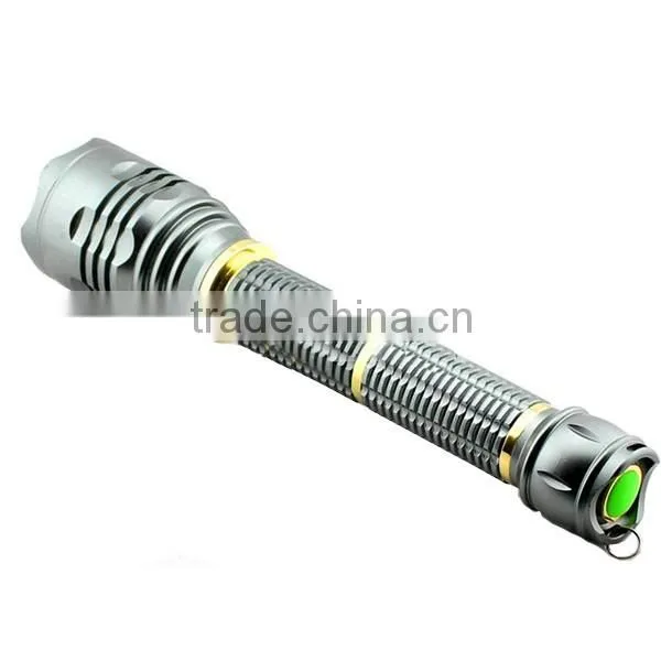 1148 led XML T6 1000Lumens 5-Mode Emergency Hunting LED aluminum Led Flashlight