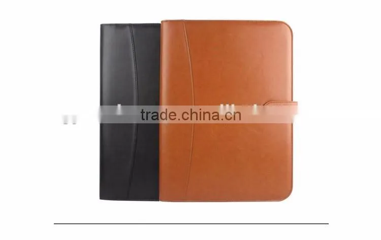 Multifunction Director Manager Leather Folder;practical High Quality Christmas Holiday Prmotional Gift Folder