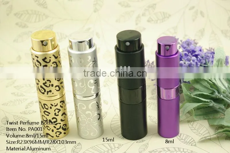 Customized LOGO 20ml refillable perfume bottle