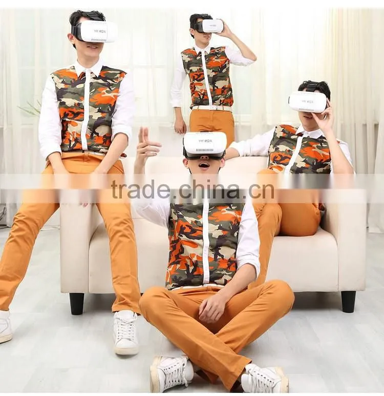 Golden manufacture wholesales lastest design 3D VR Glasses free logo printing