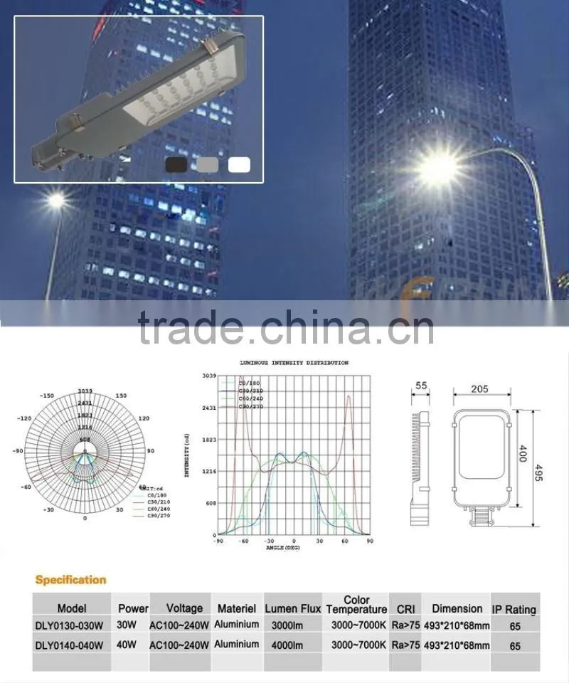 fashion designing factory price 100w 120w 150w etc led street light