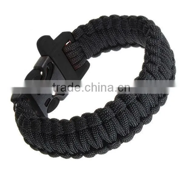 Metal ParaCord Survival Bracelet