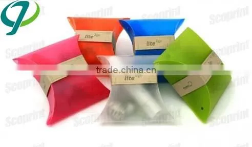 2016 Soft crease clear pvc packaging box