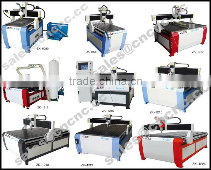 High precision cnc machine for engraving metal 6090 with water sooling system