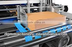 Automatic corrugated cardboard flute lamination machine