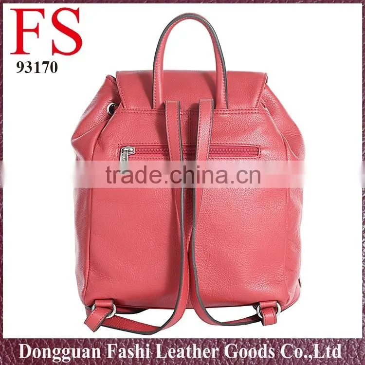 2016 newest cheap big lady leather backpacks