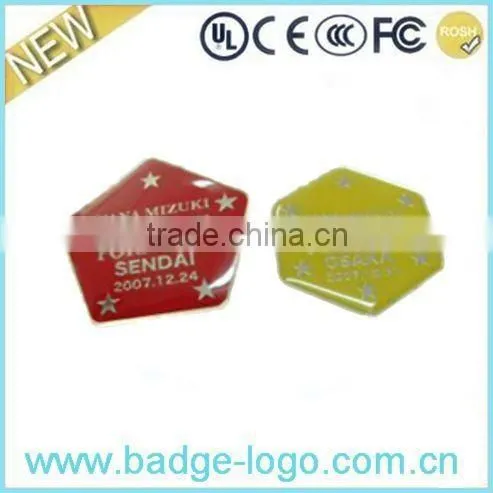 lapel pins metal pin badges round