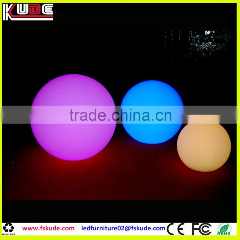 wedding used multicolor flashing LED ball and LED cube with remote control