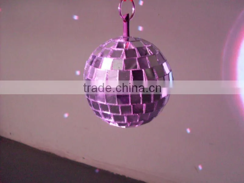 white color glass ball