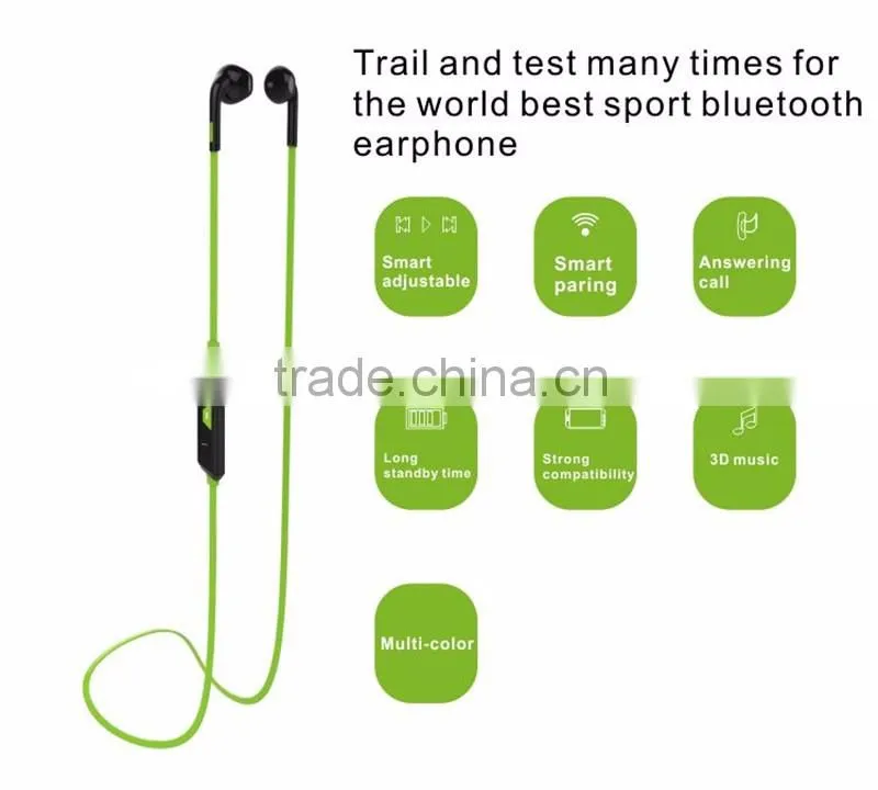 Stereo Sport headset mutimedia in-ear earphone, manufacturer price