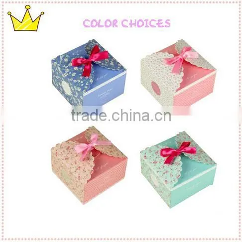 Fresh Flower Printed Cake Box