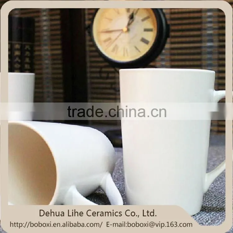 Newest design 12oz porcelain mug