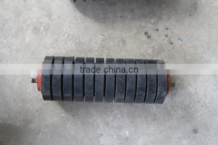 Outstanding quality belt conveyor rubber buffer roller