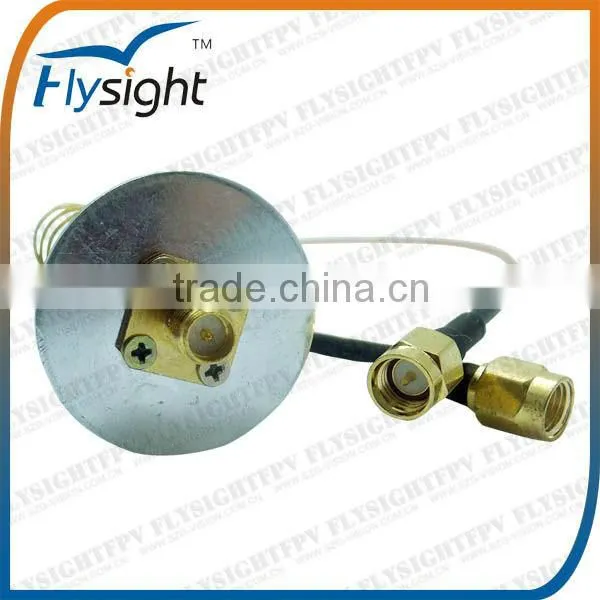 fpv wireless video transmitter receiver av TX RX 12dBi helical 5.8Ghz Antenna with 35cm cable