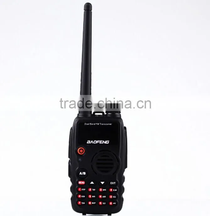 New Black VHF + UHF 136-174MHz/400-520MHz 5W 128CH VOX Dual band BaoFeng Two Way Radio A52