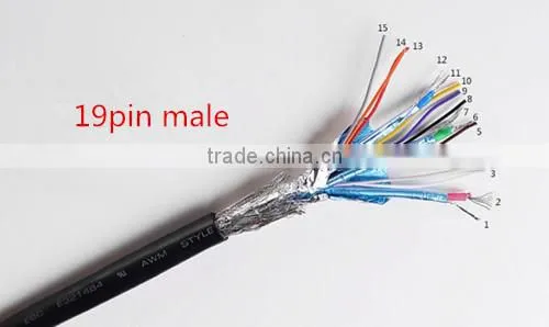 Ferrite Cores Nickel Plated VGA HD15 Male to Male Cable (6 Feet)