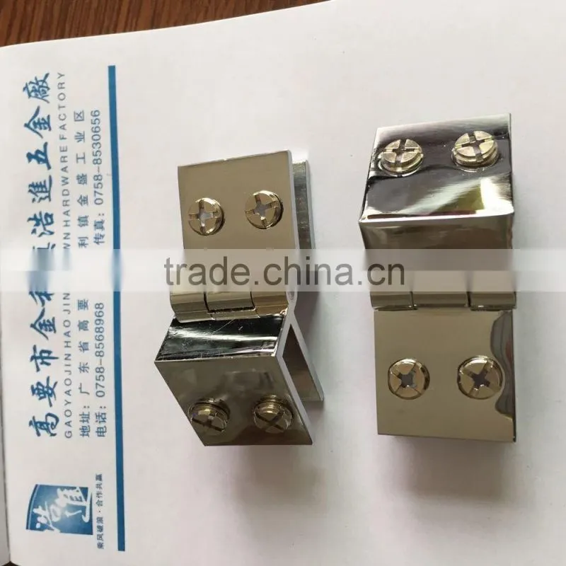 HJ-268 Specializing in the production display cabinet glass hinge/Made in china display cabinet glass hinge
