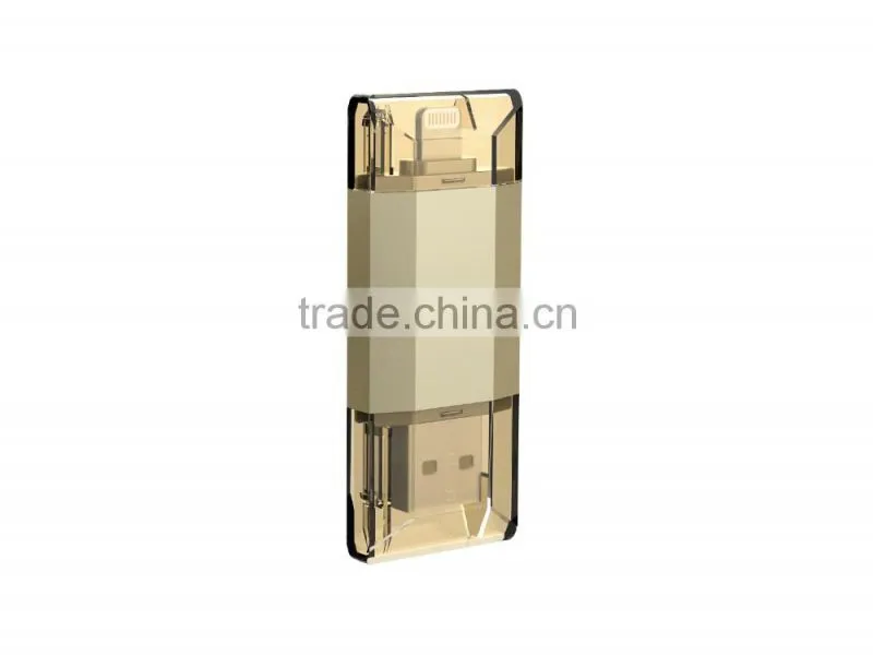 Fashion Top Sale Mobile U disk USB3.0 flash drive for 8 Pin USB