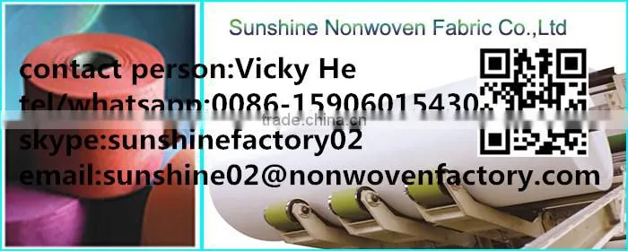 Best sale products in china hydrophobic nonwoven fabric for baby diaper, water absorption fabric