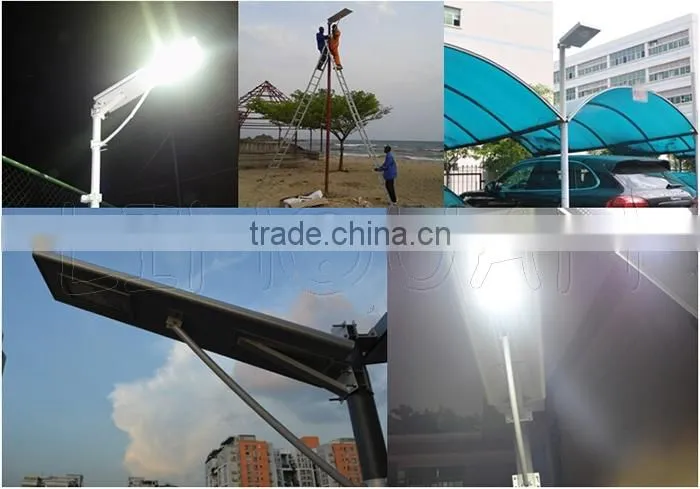 25W solar integrated led street light