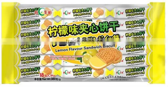 Lemon Cream Sandwich Biscuit