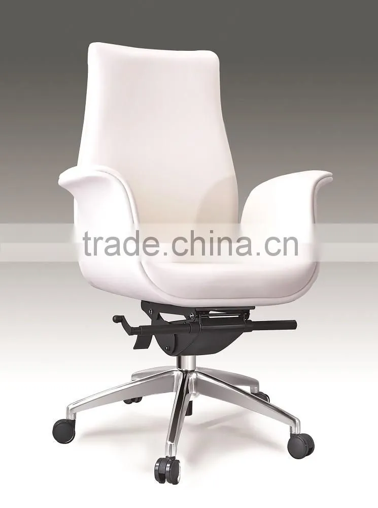2016 High Quality most fish style PU armrest Popular deisgn soft with aluminum fixed five star base