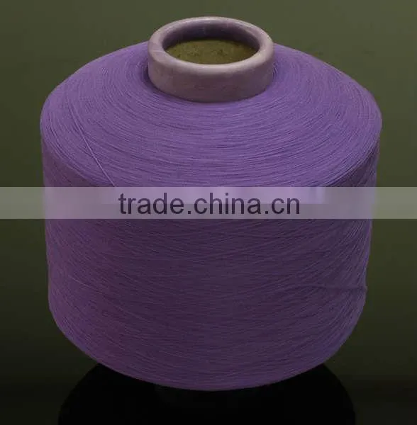 fancy dope dyed spandex covered yarn for knitting socks
