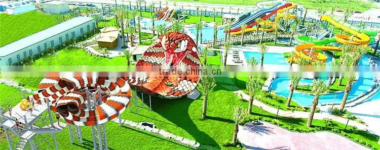 2016 New exciting Water Slide Snake Fibergalss water Slide Amusement Park equipment for sale-Shenzhou wang ming