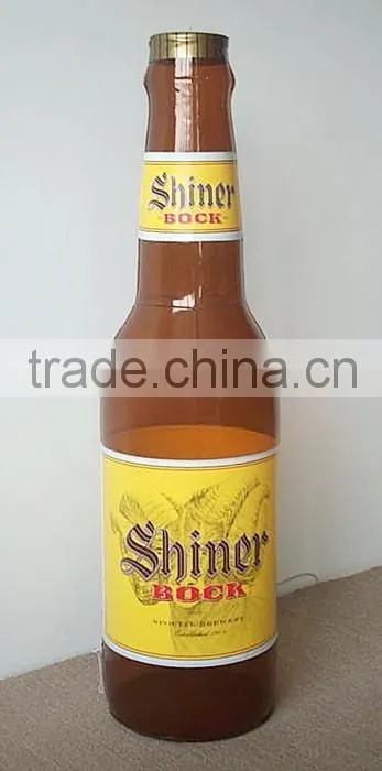 high quality printed inflatable bottle, giant PVC inflatable wine bottle for advertising