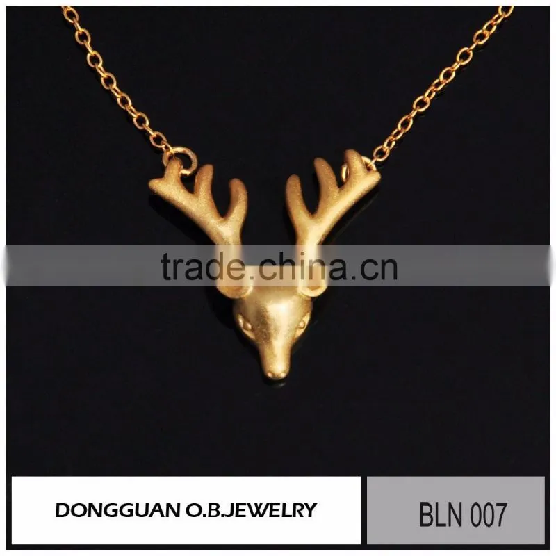 18K gold chain necklace designs fashion silver animal necklace
