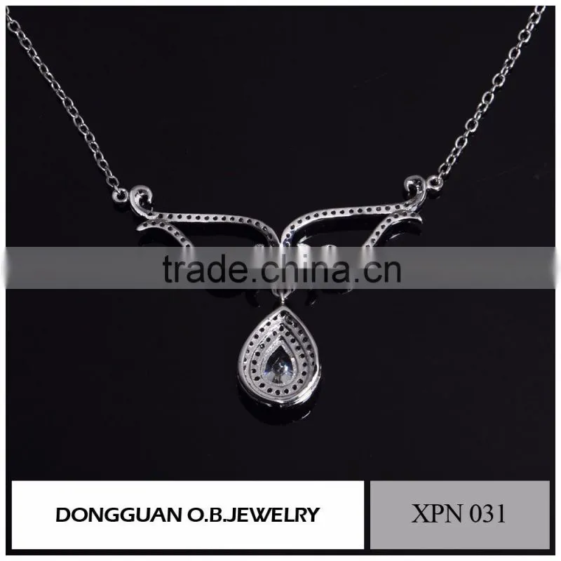 925 Sterling Silver Bird Shaped Charm Pendant Necklace Wholesale