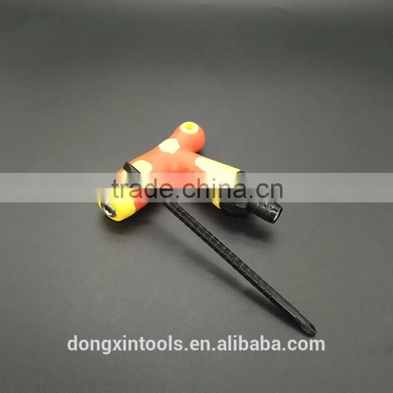 dual-purpose adjustable length ratchat screwdriver