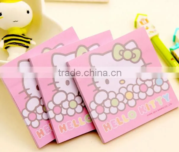 custom note pad with cat in good quality