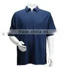 Customize golf polo with stripe / new stripe golf t-shirt
