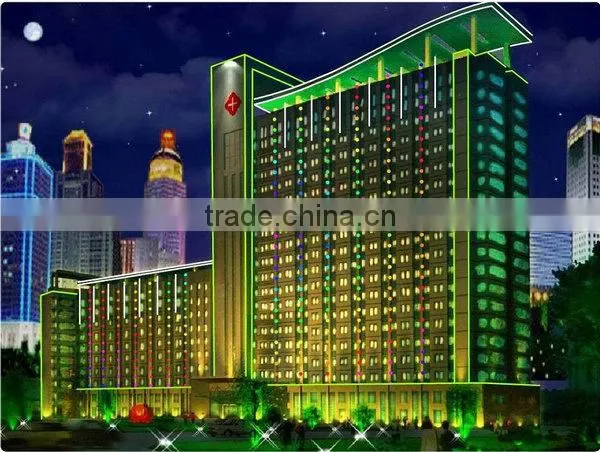 Building decoration outdoor led hurdle lamp full color