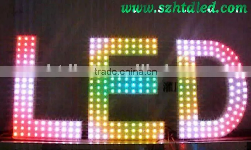 Matrix waterproof RGB DMX pixel LPD6803 LED point light led pixel light 12mm