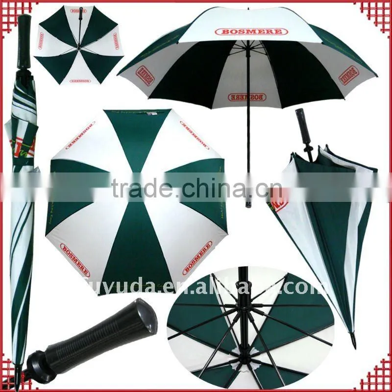 28inch cheap solid strong windproof golf wholesale umbrella