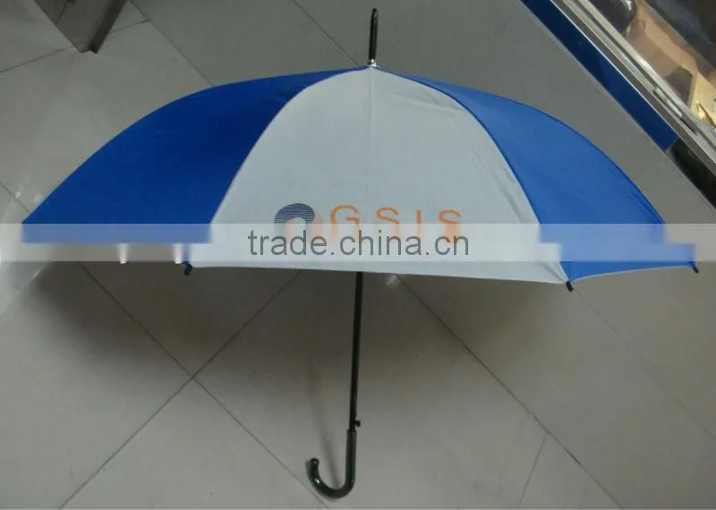 blue auto open waterproof UV advertising golf umbrella