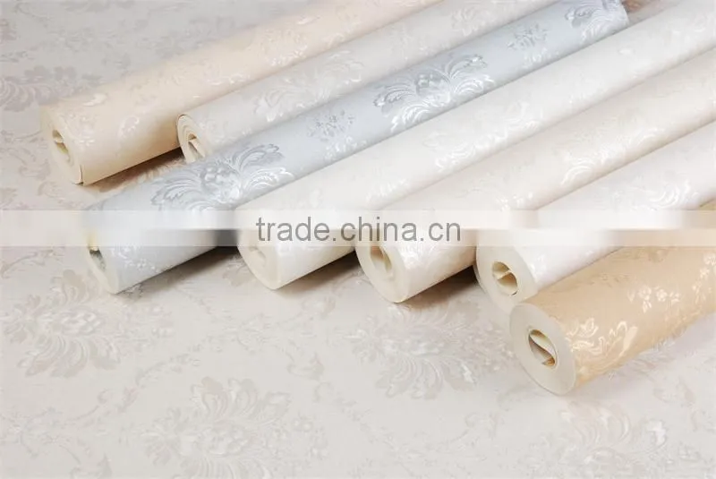 2015 hot selling wallpaper wholesale for decoration wall paper factory