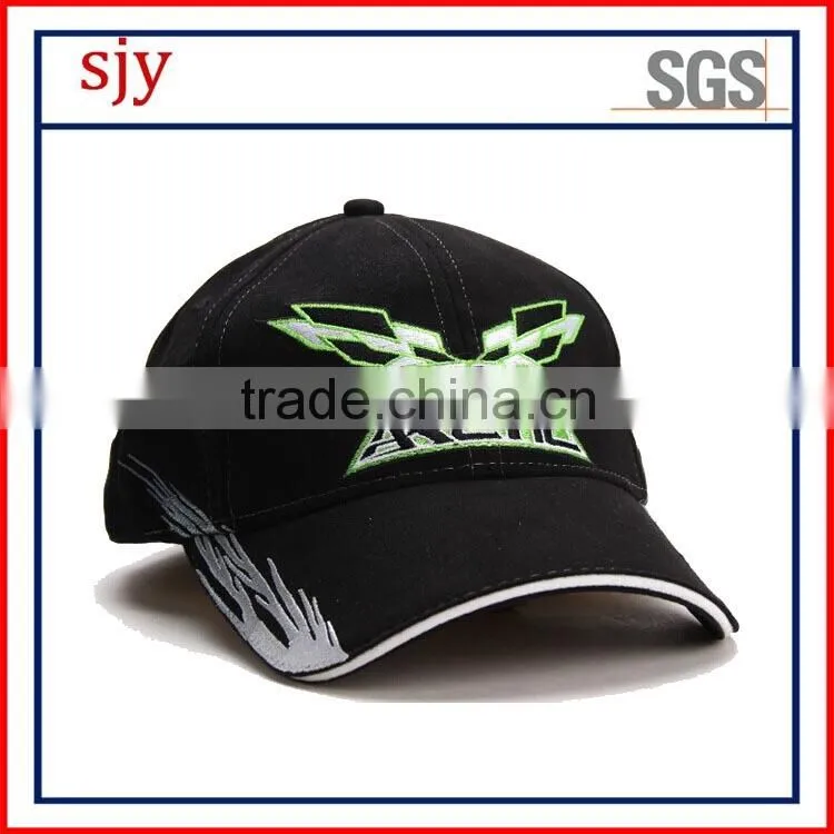 6 panle advertising embroidery baseball cheap caps