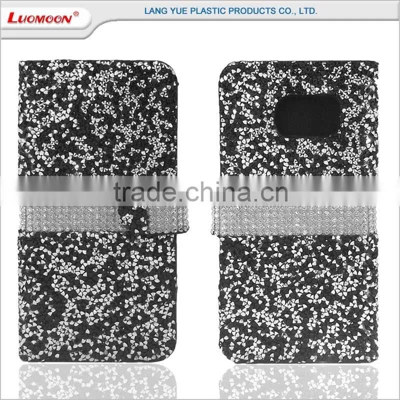 2016 pretty newest design shockproof flip diary diamond case for huawei ascend mate 2 7 8 8p s y6 y7