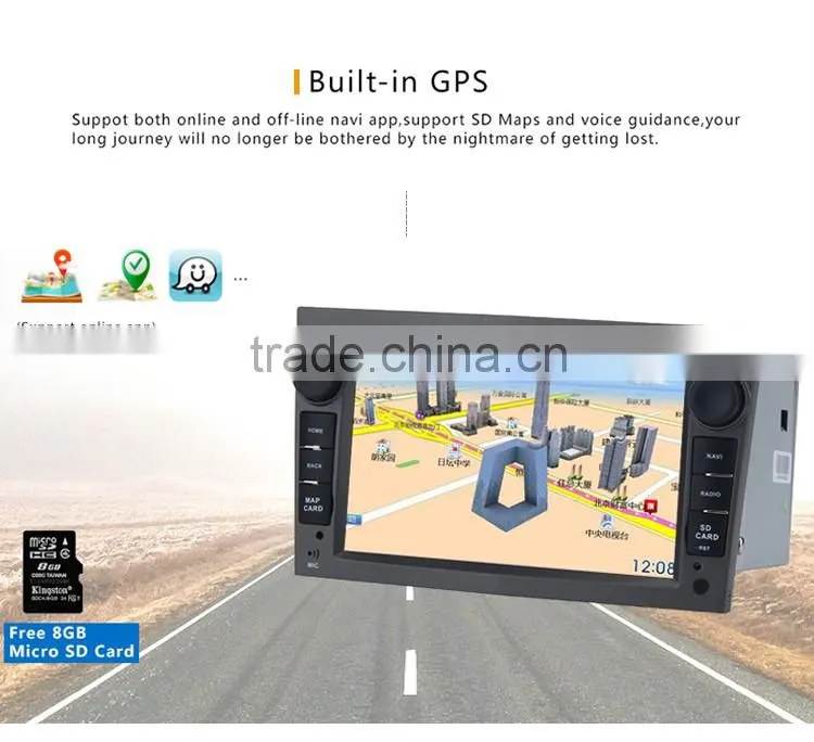 7 Inch Full Touch Screen android rmvb mkv car GPS radio dvd player for Opel Antara