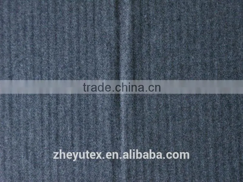 In stock flannel wool fabric with various colors