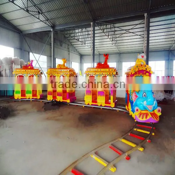 animal toys design amusement park equipment mini electric elephant train ride for kids