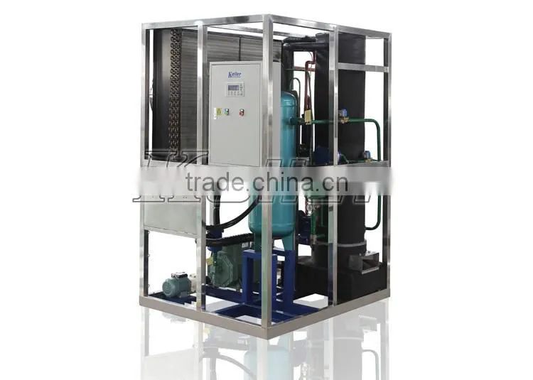 Hot sale express 10 tons High Capacity Tube Ice Machine Controlled by PLC from China Koller