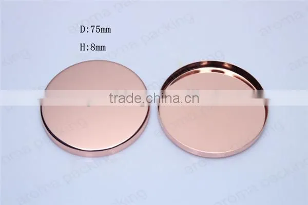 Custom Personalised candle metal lids for sale