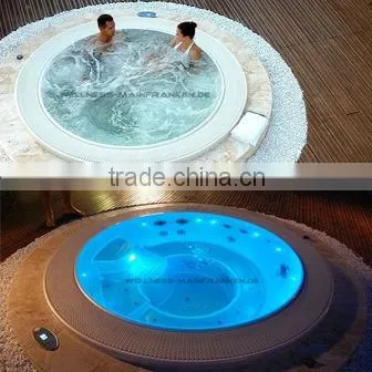 Traditional round whirlpool outdoor spa with masage bath hot tub(M-3329)