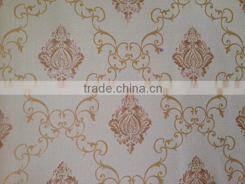 times small damask flowers vinyl wallpaper