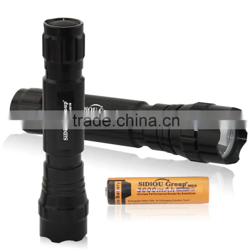 Sidiou Group 501B LED Torch 1 Watt aluminum UV 501 B